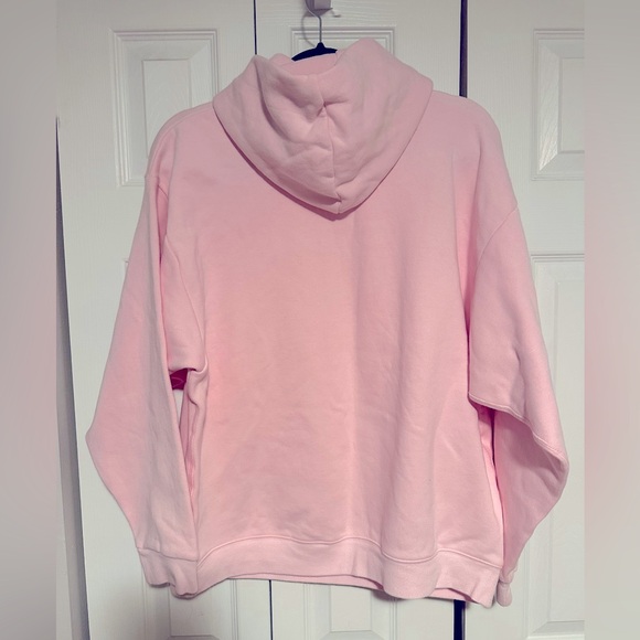 Skims cherry blossom pink cotton fleece oversized pullover hoodie - XS - Picture 2 of 7
